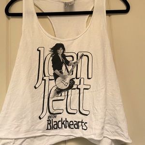 Joan Jett crop tank from H&M
